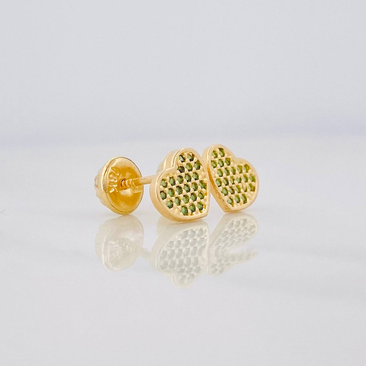 Topos Corazon 1g / 7.2mm Oro Amarillo 18K