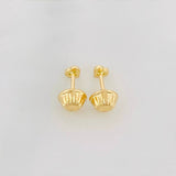 Topos Corazon 0.45g / 3mm Oro Amarillo 18K