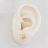 Topos Corazón 0.95g / 10mm Oro Amarillo 18K
