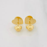 Topos Corazon 0.85g / 8.8mm Oro Amarillo 18K