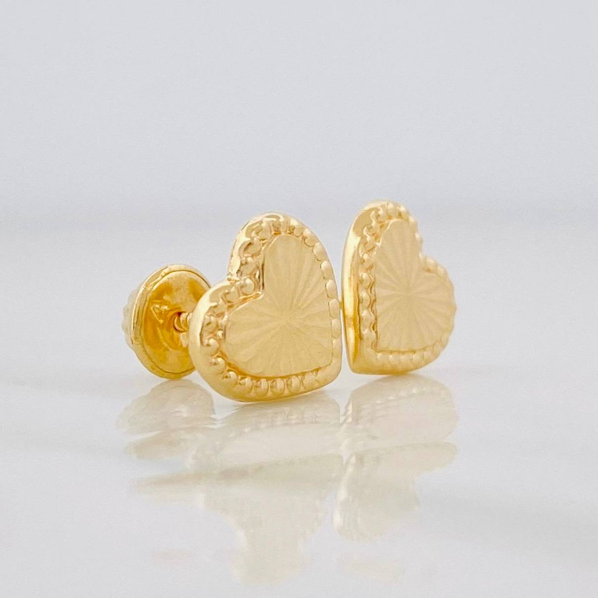 Topos Corazon 0.85g / 8.8mm Oro Amarillo 18K