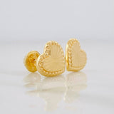 Topos Corazon 0.85g / 8.8mm Oro Amarillo 18K