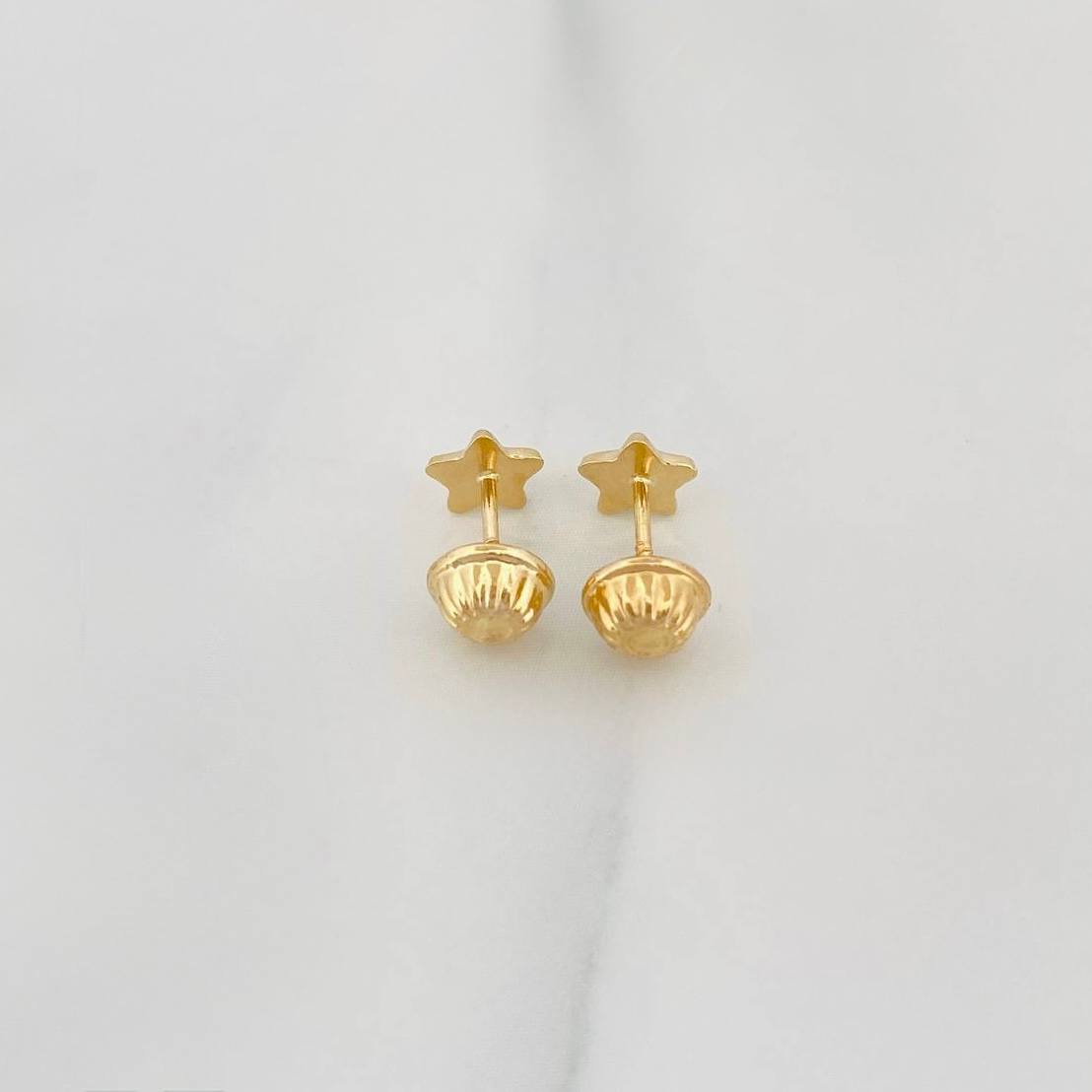 Topos Estrella 0.45g / 5.4mm Oro Amarillo 18K