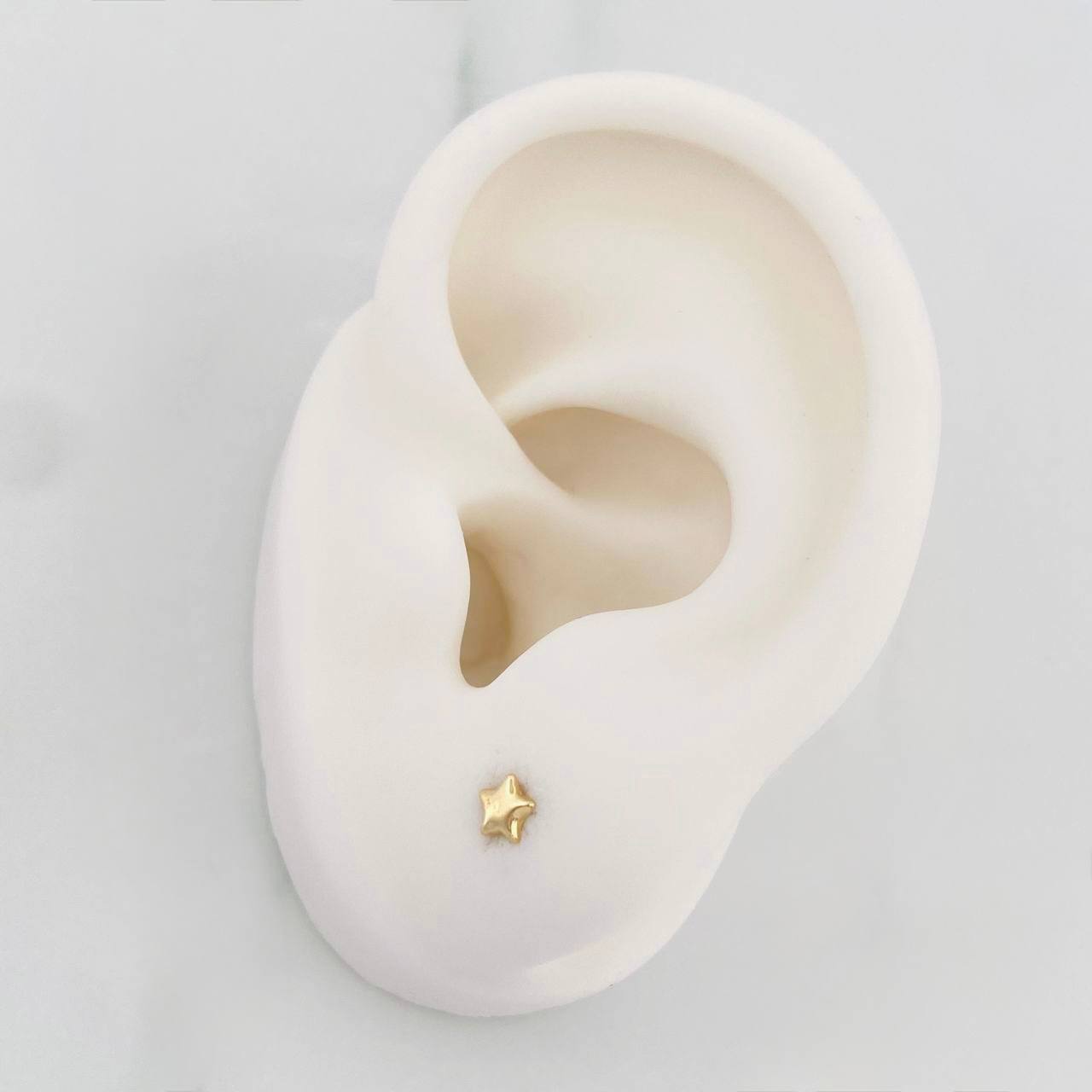Topos Estrella 0.45g / 4.6mm Oro Amarillo 18K