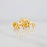 Topos Caballos 1.1g / 8.1mm Oro Amarillo 18K