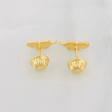 Topos Hojas 0.7g / 3.1mm Oro Amarillo 18K
