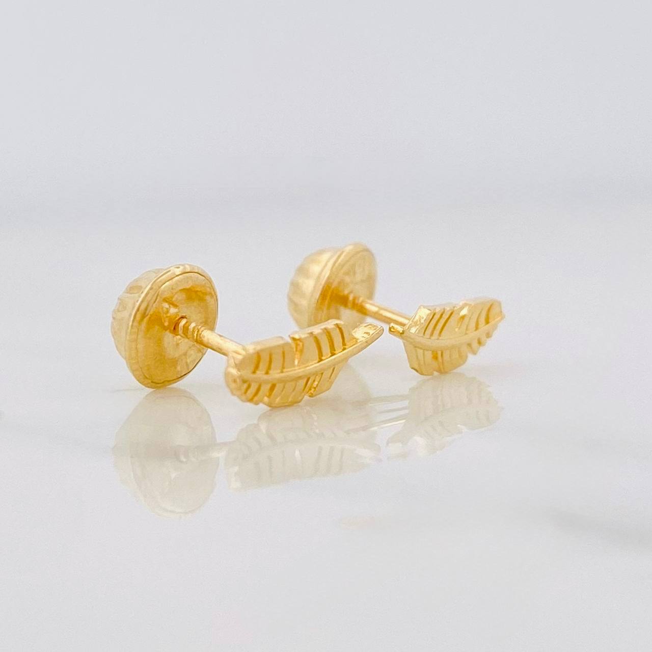 Topos Hojas 0.7g / 3.3mm Oro Amarillo 18K
