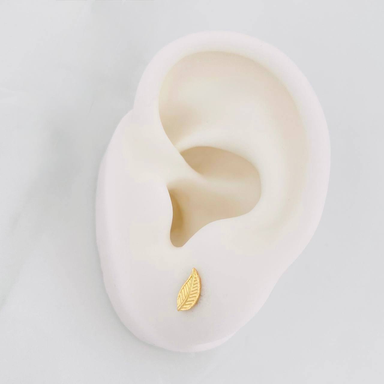 Topos Hojas 0.7g / 3.55mm Oro Amarillo 18K