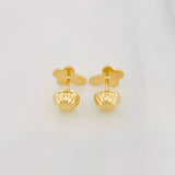 Topos Cruz 0.6g / 5.8mm Oro Amarillo 18K
