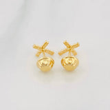 Topos Cruz 0.65g / 6.4mm Oro Amarillo 18K