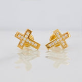 Topos Cruz 1.2g / 7.7mm Oro Amarillo 18K