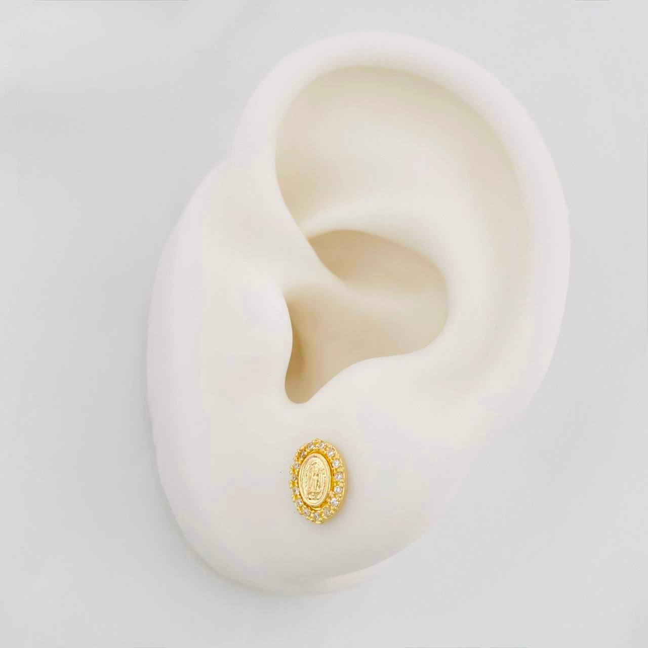 Topos Virgen de Guadalupe 1g / 6mm Oro Amarillo 18K