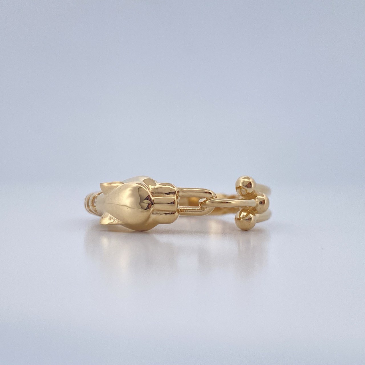 Anillo Pantera 3.75gr / T9 1/2 / Oro Amarillo 18K +