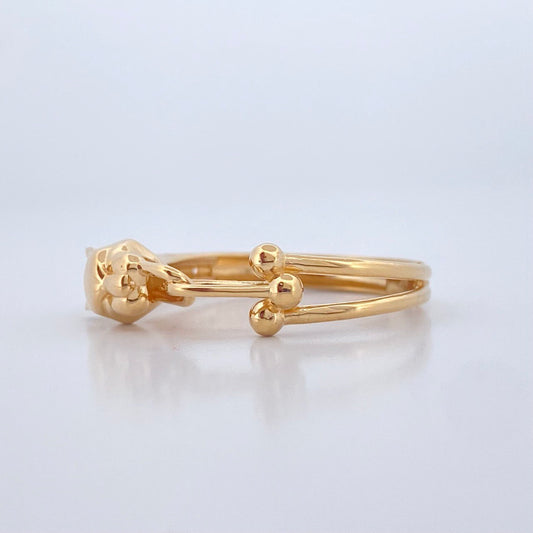 Anillo Pantera 3.75gr / T9 1/2 / Oro Amarillo 18K +