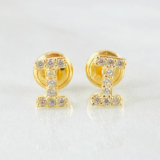 Topos Letra I 0.75gr / 4mm Oro Amarillo 18K ©