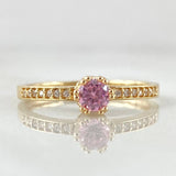Anillo Solitario Coronado 2.05gr / T6 3/4 / Oro 18K ©