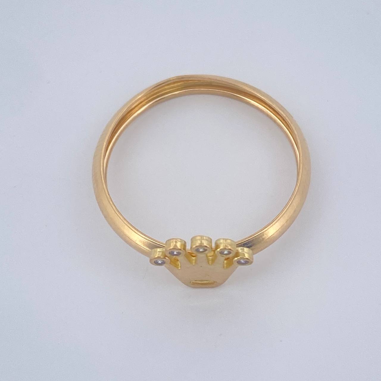 Anillo Corona RX 1.1gr / T5 1/4 / Oro Amarillo 18K $