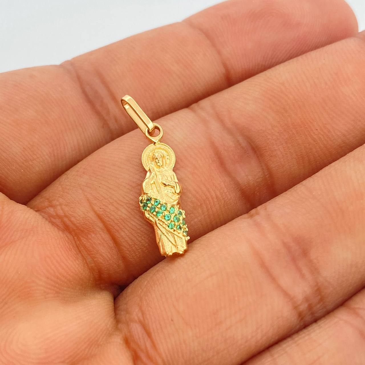 Dije San Judas Tadeo 1.2gr / 2.5cm / Oro Amarillo 18K $