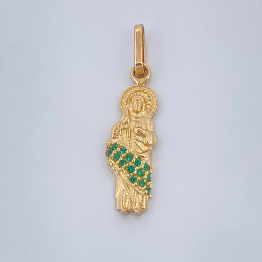 Dije San Judas Tadeo 1.2gr / 2.5cm / Oro Amarillo 18K $