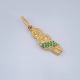 Dije San Judas Tadeo 1.2gr / 2.5cm / Oro Amarillo 18K $