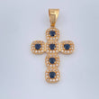 Dije Cruz Tupida 3.7gr / 3.5cm / Oro Amarillo 18K $