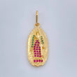 Dije Virgen De Guadalupe 3.05gr / 3.3cm / Oro Amarillo 18K $