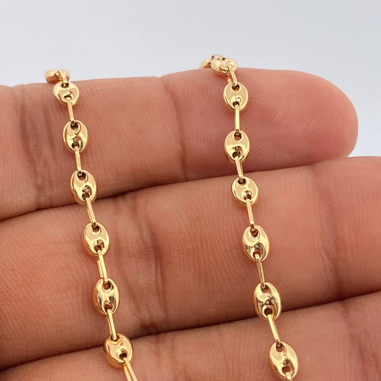 Cadena GC 6.45gr / 51.5cm / 3.5mm Oro Amarillo 18K $