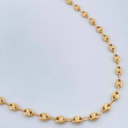 Cadena GC 6.3gr / 51cm / 4mm Oro Amarillo 18K $