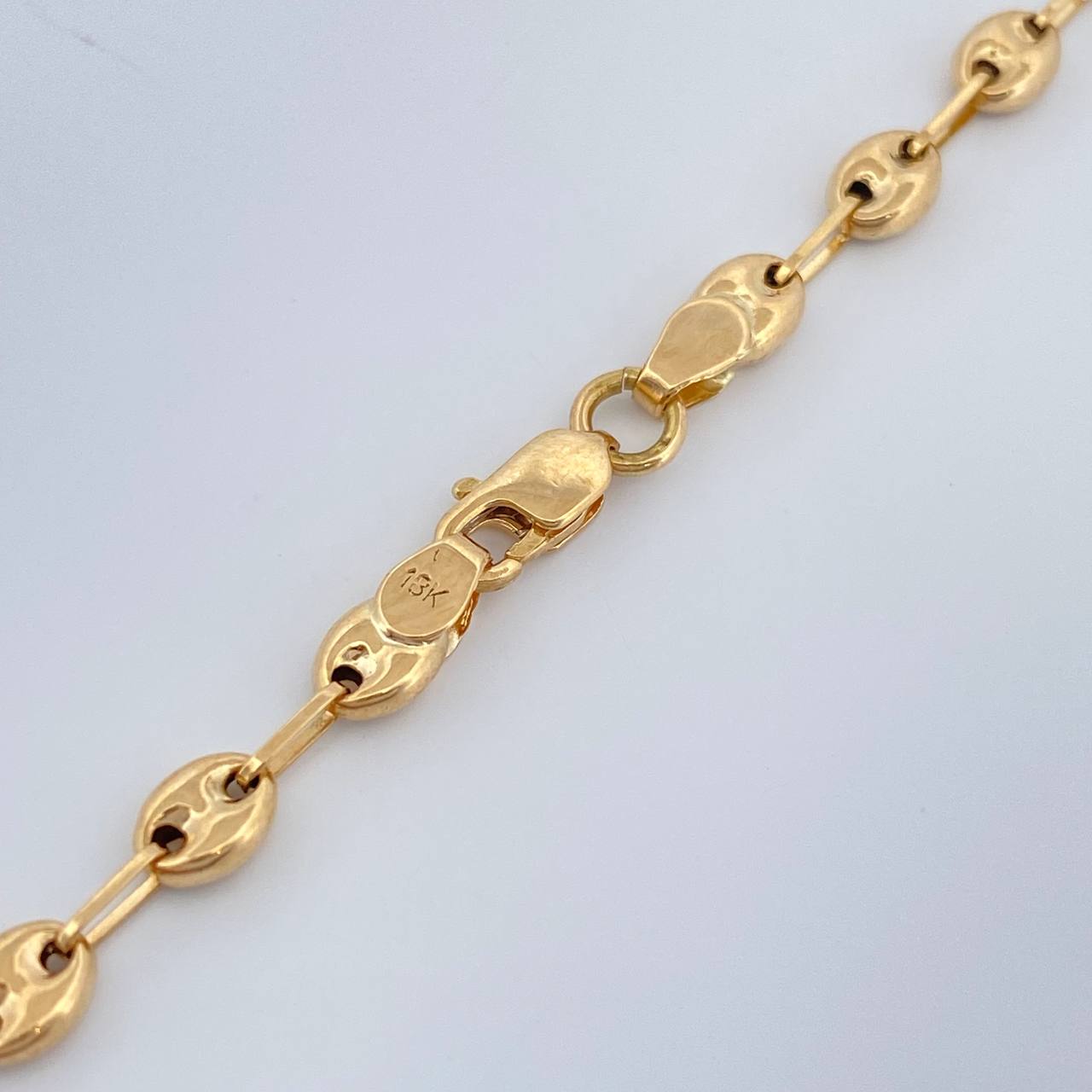 Cadena GC 6.45gr / 51.5cm / 3.5mm Oro Amarillo 18K $