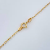 Cadena Trebol 4.6gr / 46cm / 1mm Oro Amarillo 18K $