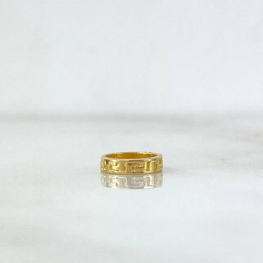 Herraje Tribal 0.4gr / 0.8cm / Circulo Oro Amarillo