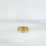 Herraje Tribal 0.4gr / 0.8cm / Circulo Oro Amarillo
