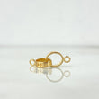 Herraje Tornillo 0.4gr / 1.8cm / Doble Oro Amarillo *