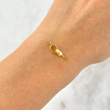 Herraje Tornillo 0.4gr / 1.8cm / Doble Oro Amarillo *
