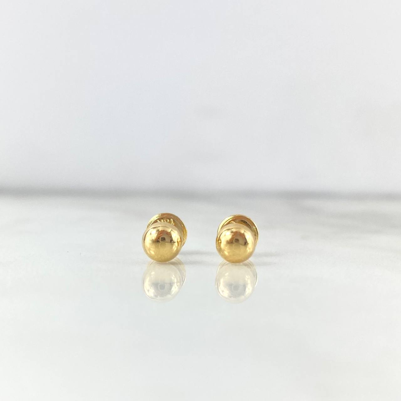 Topos Media Bola Lisa 0.5gr / 5mm Oro Amarillo ©