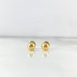 Topos Media Bola Lisa 0.5gr / 5mm Oro Amarillo ©