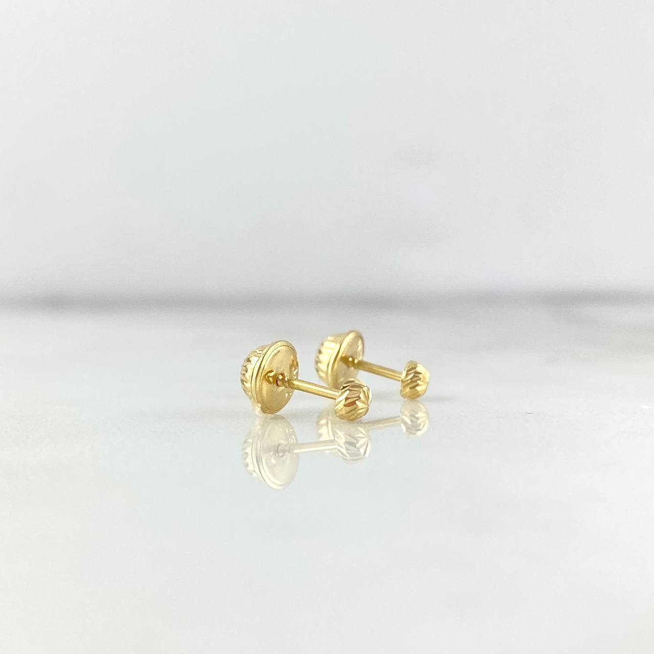 Topos Media Bola 3mm 0.4gr / Diamantada Oro Amarillo