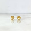Topos Media Bola  0.45gr / 3mm Diamantado Oro Amarillo 18K ©