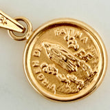 Dije Virgen de Fatima 0.55gr / 1.6cm / Oro Amarillo 18K %
