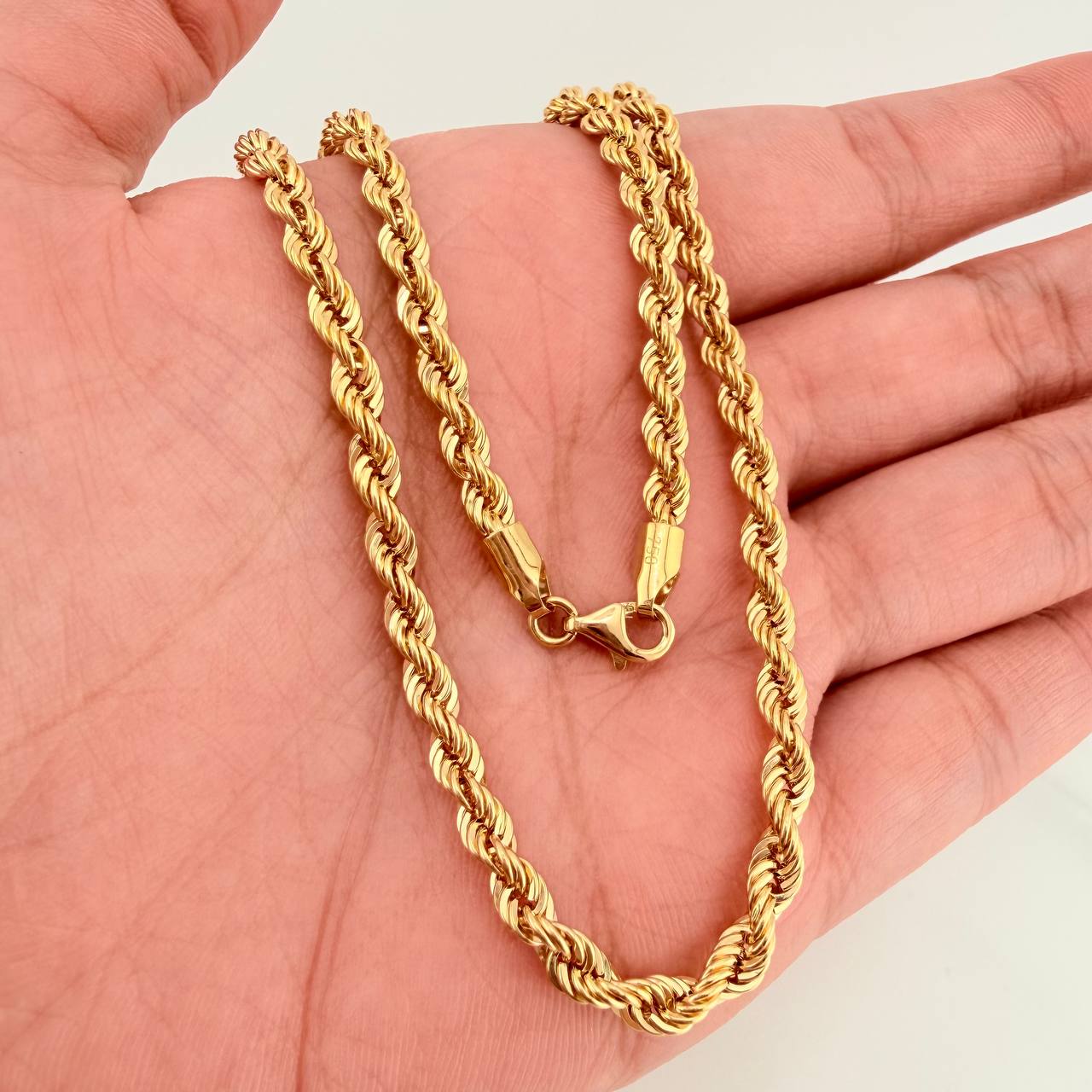 Cadena Lazo 8.45gr / 60cm / 3.25mm Oro Amarillo +3 18K $