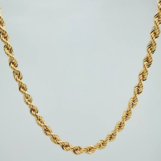 Cadena Lazo 8.65gr / 60cm / 3.15mm Oro Amarillo +3 18K $