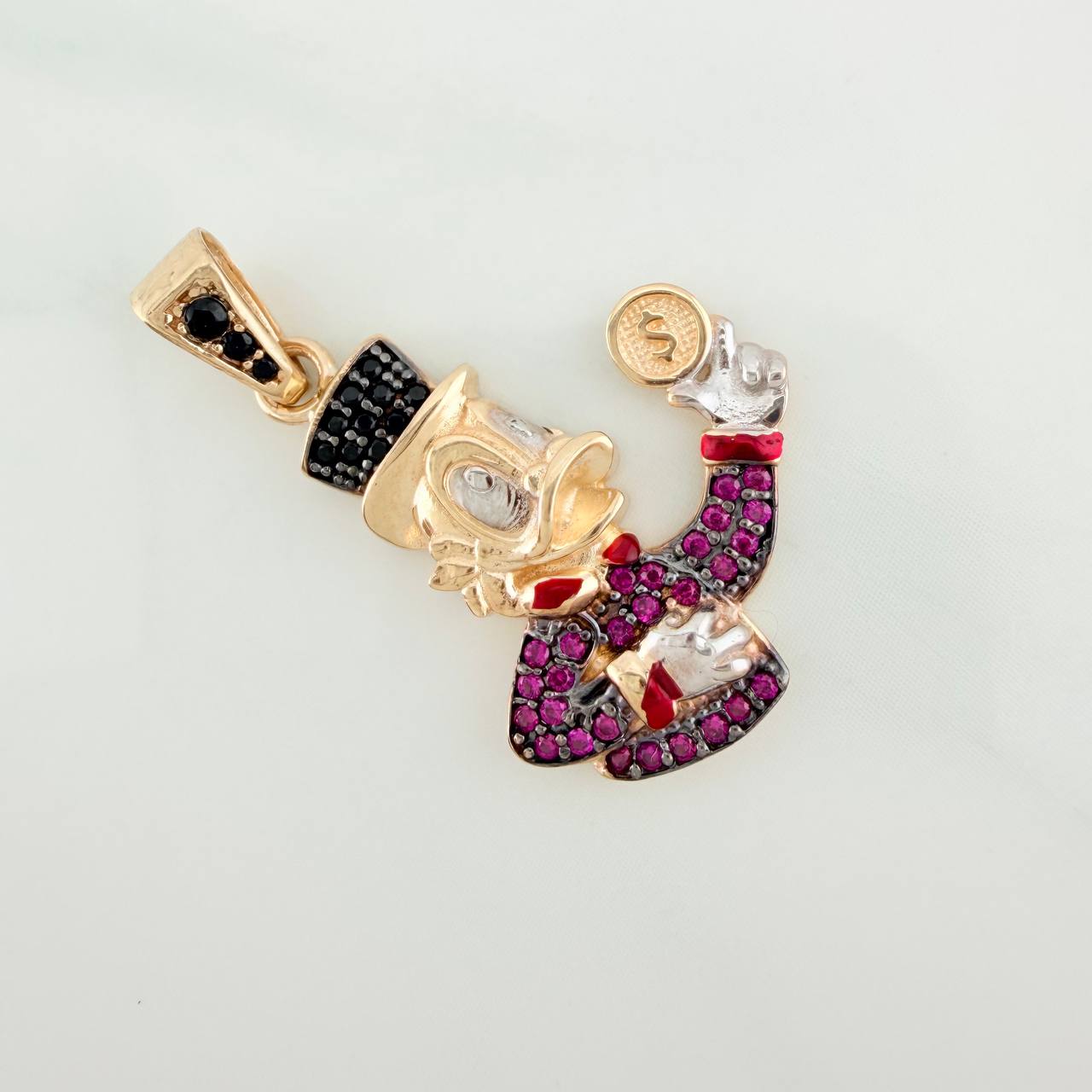 Dije Pato Inspirado 3.1gr / 3cm / Tres Oros 18K %