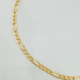Pulso Figaro 1.2gr / 20.1cm / 2.55mm Oro Amarillo +1 18K $