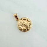 Dije San Benito 0.85gr / 2cm / Oro Amarillo 18K %