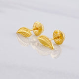 Topos Hoja 0.7g / 3.6mm Oro Amarillo 18K