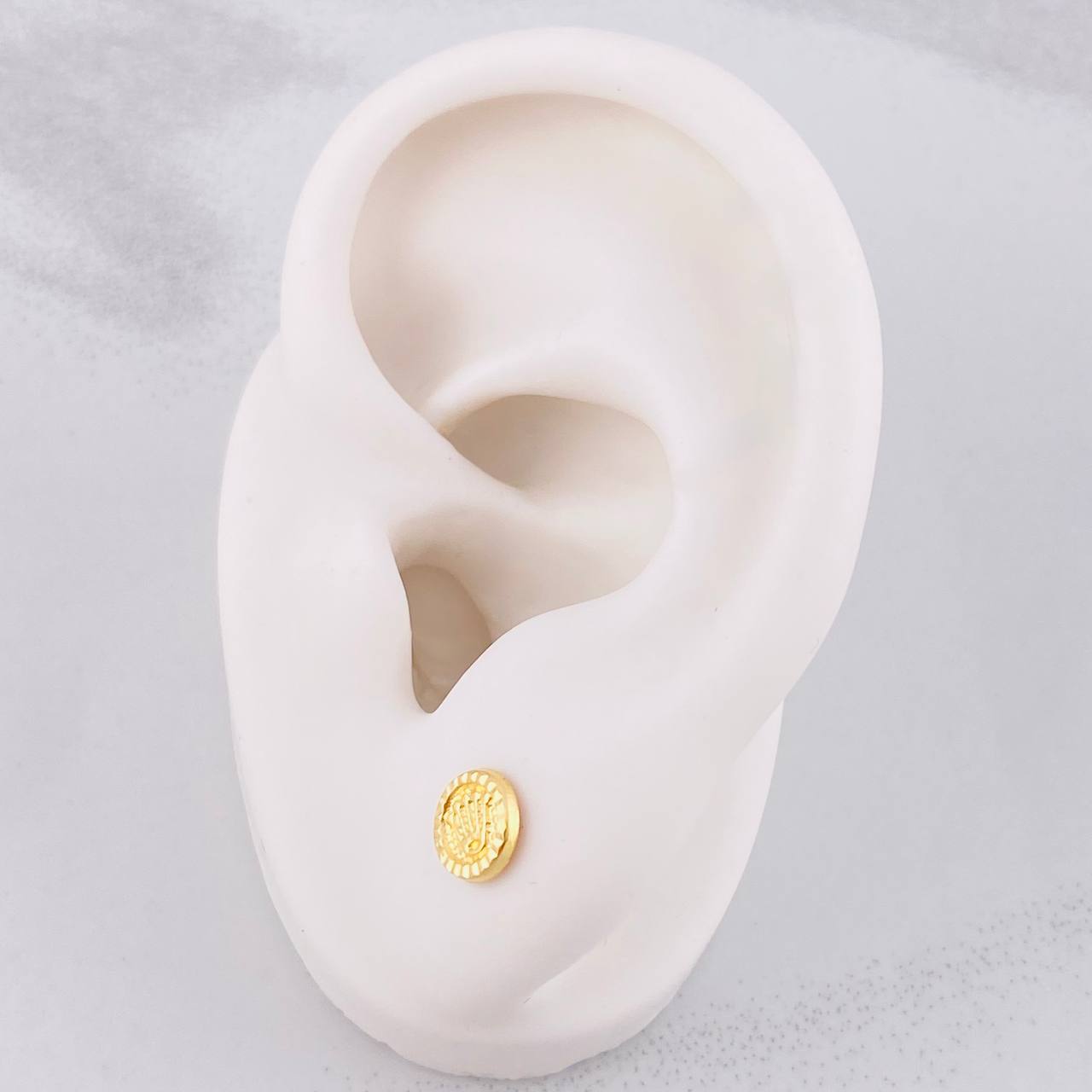 Topos Circulo Corona 0.5g / 6.2mm Oro Amarillo 18K