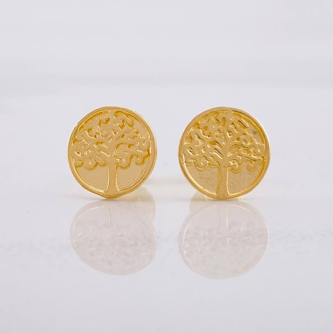 Topos Árbol de la Vida 1.3g / 8.4mm Oro Amarillo 18K