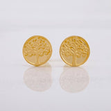 Topos Árbol de la Vida 1.5g / 8.5mm Oro Amarillo 18K