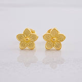 Topos Flor 1.2g / 7.2mm Oro Amarillo 18K