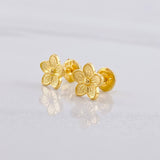 Topos Flor 1.15g / 7.6mm Oro Amarillo 18K